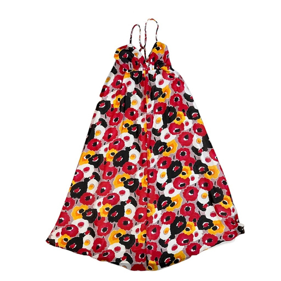 Long and Flowy Floral Thin Strap Baby-doll Maxi Dress - Picture 1 of 7